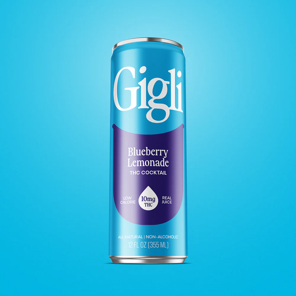 THC-Infused Blueberry Lemonade Cocktail
