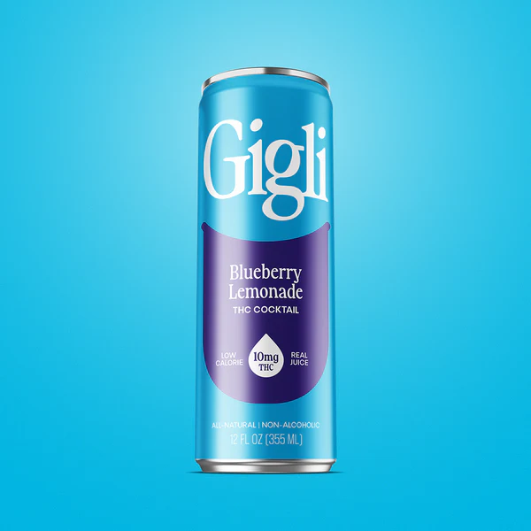 THC-Infused Blueberry Lemonade Cocktail