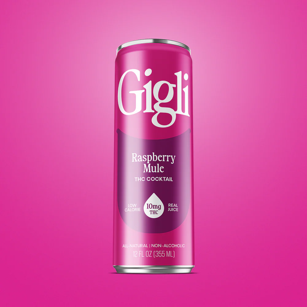 THC-Infused Raspberry Ginger Mule Cocktail