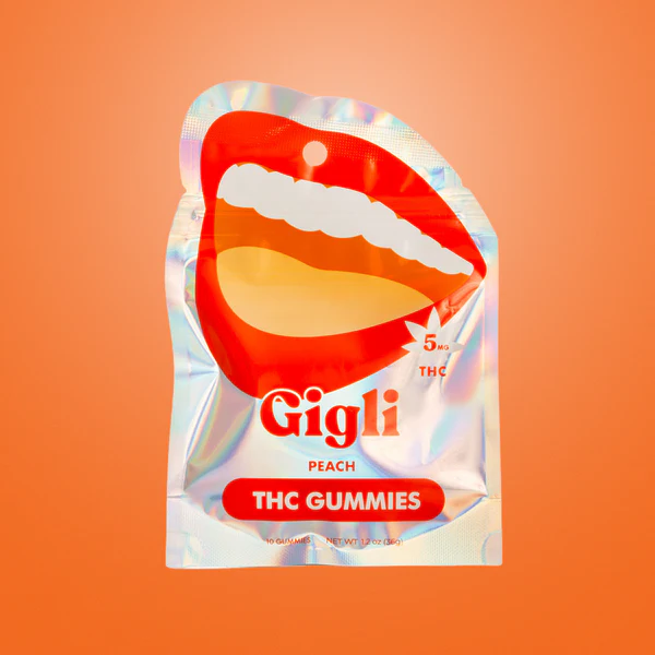 Peach THC-Infused Gummies