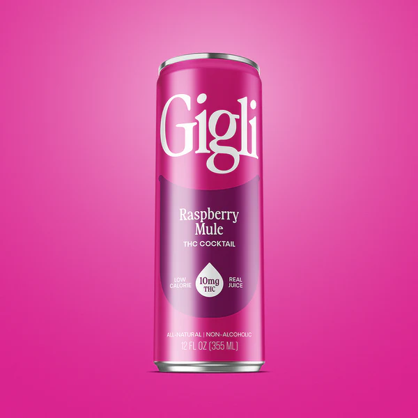 THC-Infused Raspberry Ginger Mule Cocktail